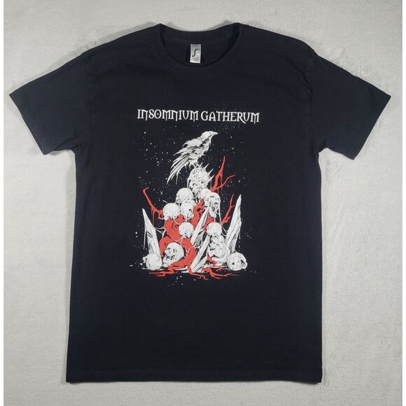 Insomnium Gatherum Melodic Death Metal Finland Over NA '20 Cancelled Tour LG Tee - Picture 1 of 5